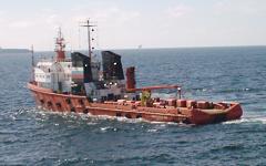 Support and anchor handling tug of the Stanislav